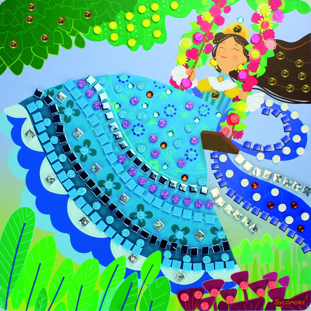Sycomore  STICK'N FUN MOSAIQUES PRINCESSES Sans couleur 