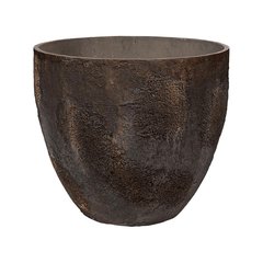 Potterypots Oyster Jesslyn L Imperial Brown Brun bronze 70x61cm 180L
