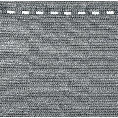 Nortene  TOTALTEX   Brise vue PE tissé 95% avec boutonnière Gris anthracite 1x5m