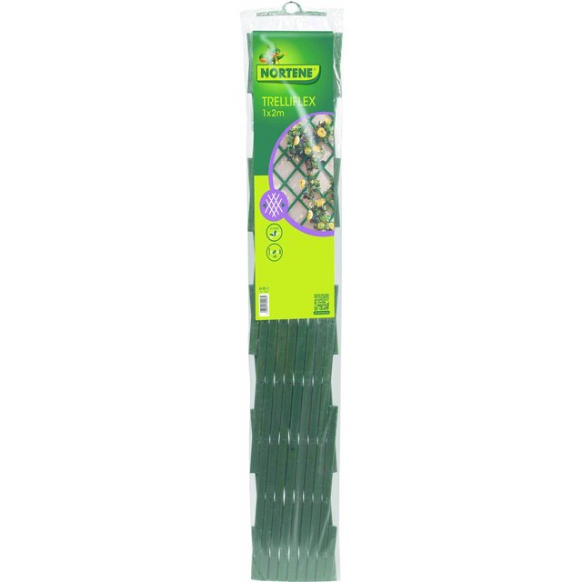 Treillis Extensible PVC Blanc Verdemax 1x1 M - Support Plantes Grimpantes