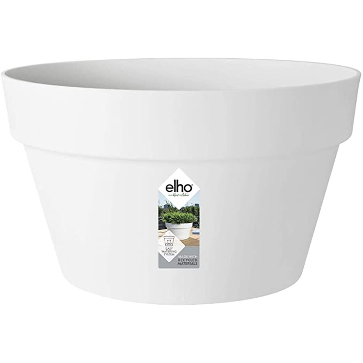 Elho  loft urban coupe 35 Blanc albâtre 35x20.2cm 13L