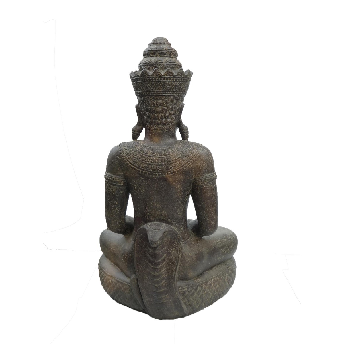 Schilliger Sélection  Bouddha assis Style khmer  21x12x63cm
