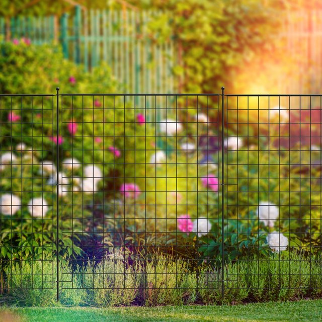 Poteau Clôture Rigide Vert Hauteur 1.10M 48mm