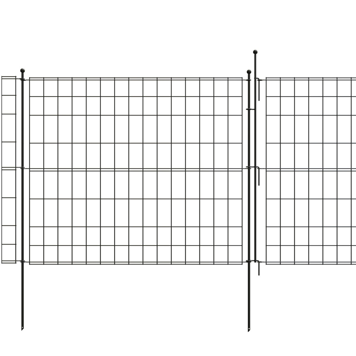 Panacea Products  Grand piquet de poteau de verrouillage à grille polyvalente Sans couleur 120cm