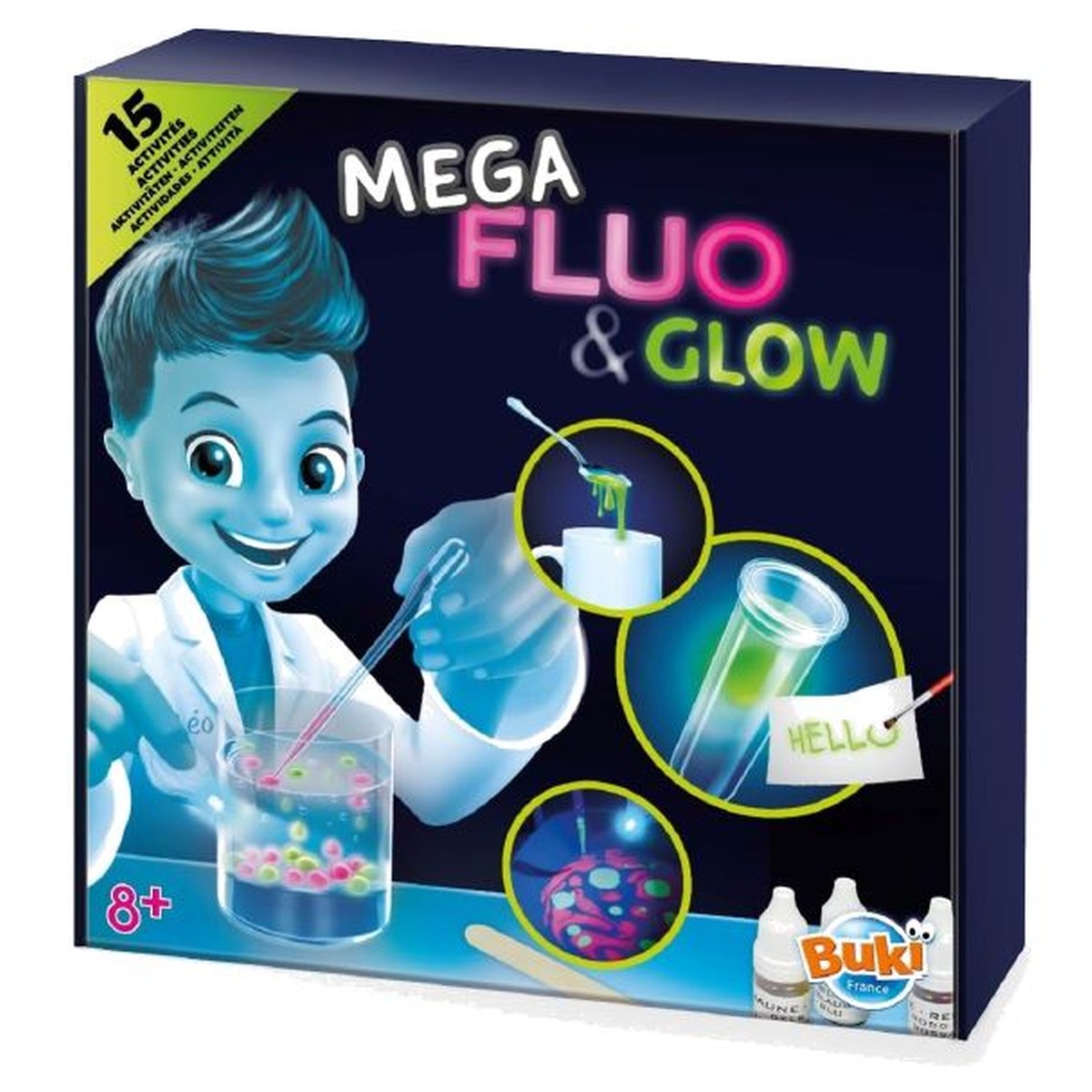 Buki France  Mega Glow & Fluo 15 Activites Sans couleur 