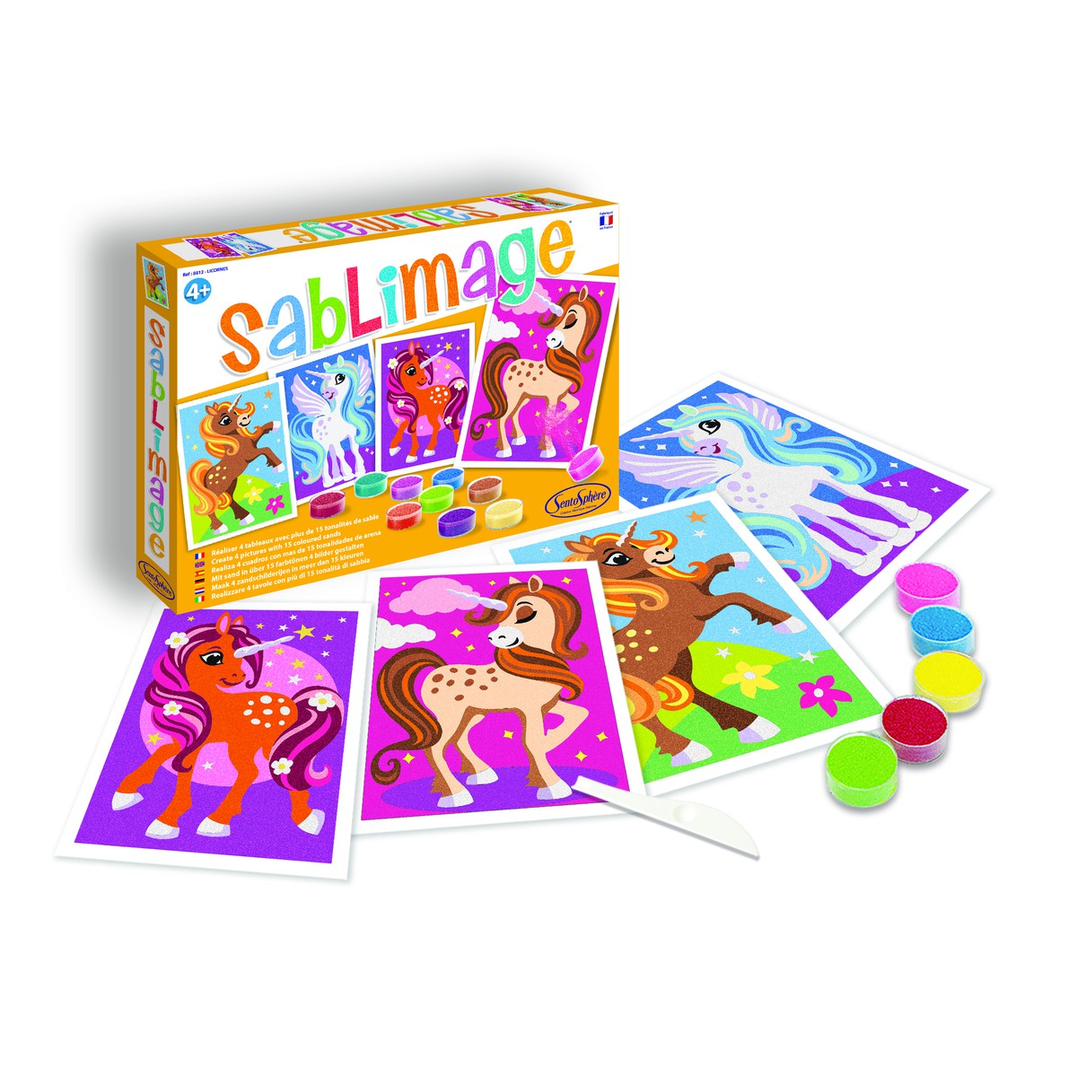 Sentosphère  Sablimage Licornes  