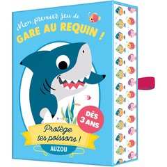   Jeu Auzou - Des Touts Petits - Premier Jeu De Gare Au Requin  30x90x130mm