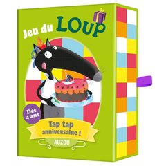  Jeu Auzou Du Loup Qui Ne Voulait Pas Feter Son Anniversaire (Tap Tap Anniversaire)  30x90x130mm