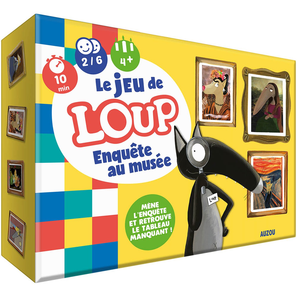   Jeu Du Loup - Enquête Au Musée  50x205x145mm