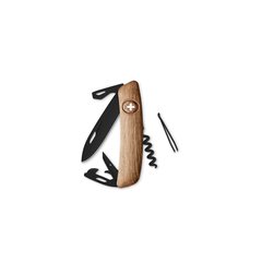Swiza  Couteau Suisse SWIZA D03 AB, bois noyer  Lame 75mm