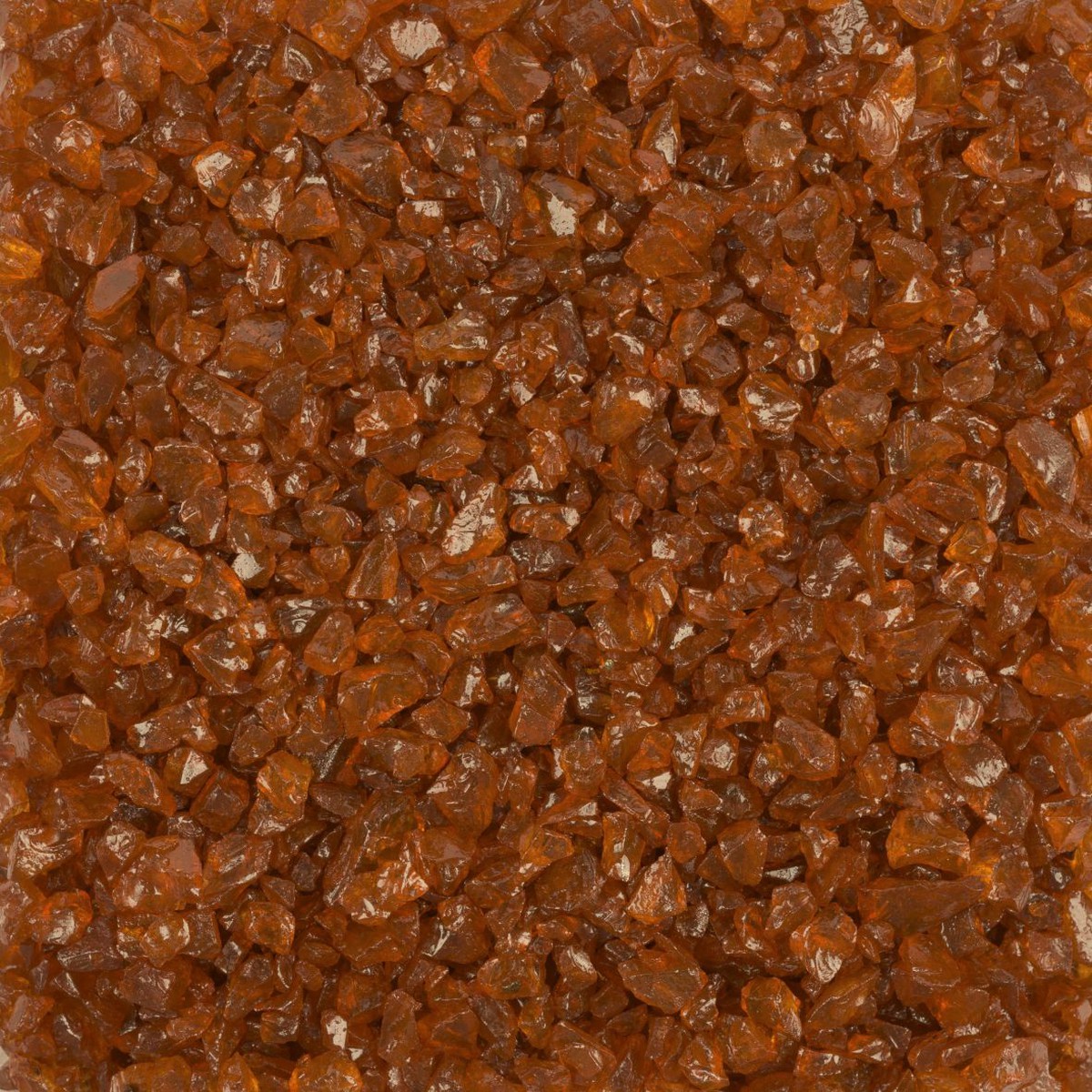   Granulés de verre Terracotta Brun terre de Sienne brulée 550ml 1-2mm