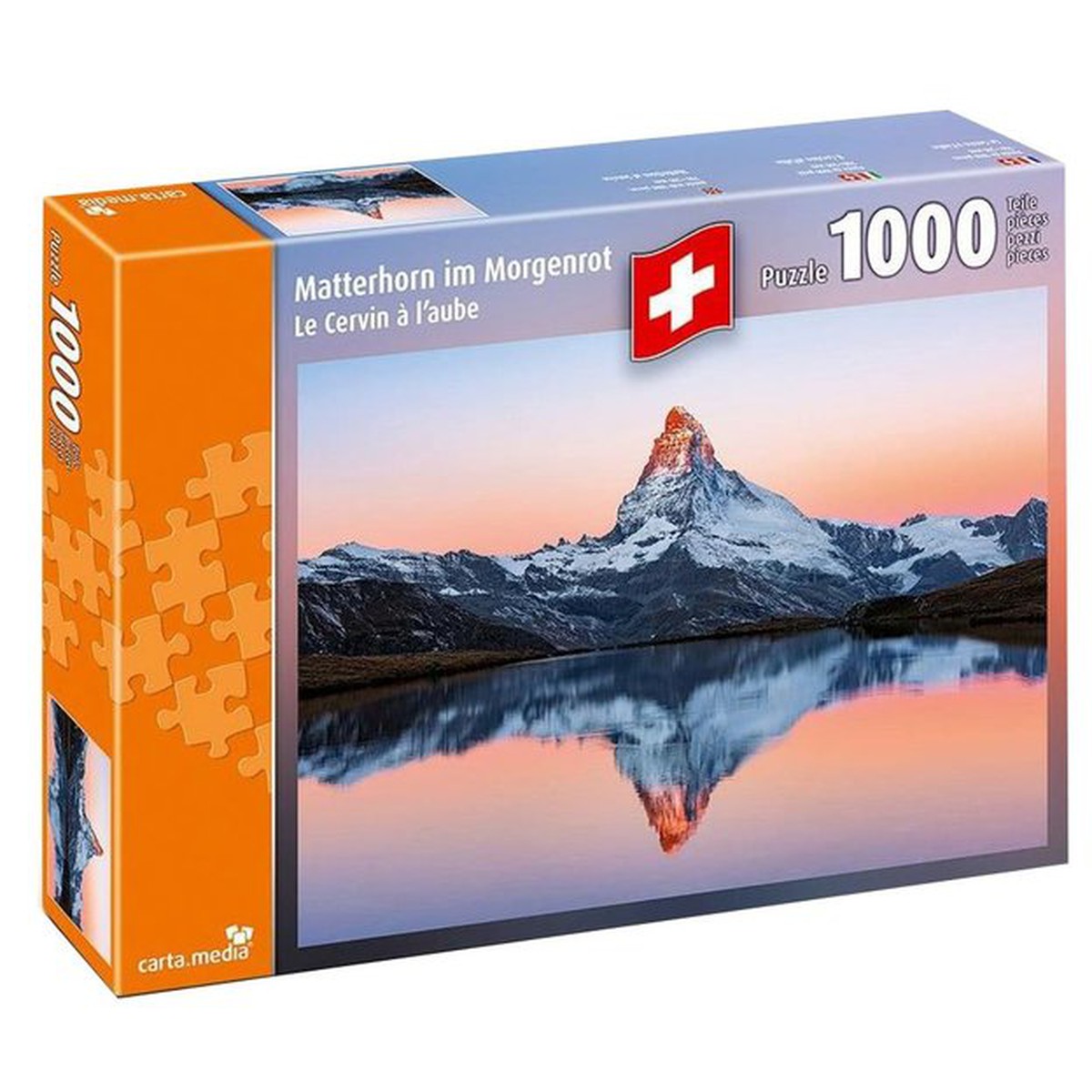   Puzzle Le Cervin à l'aube  55x273x373mm