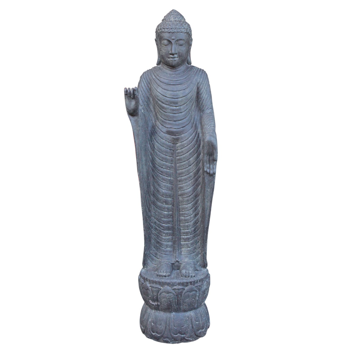 Schilliger Sélection Sculptures from East Java Bouddha debout 150 GAF  30x40x151cm