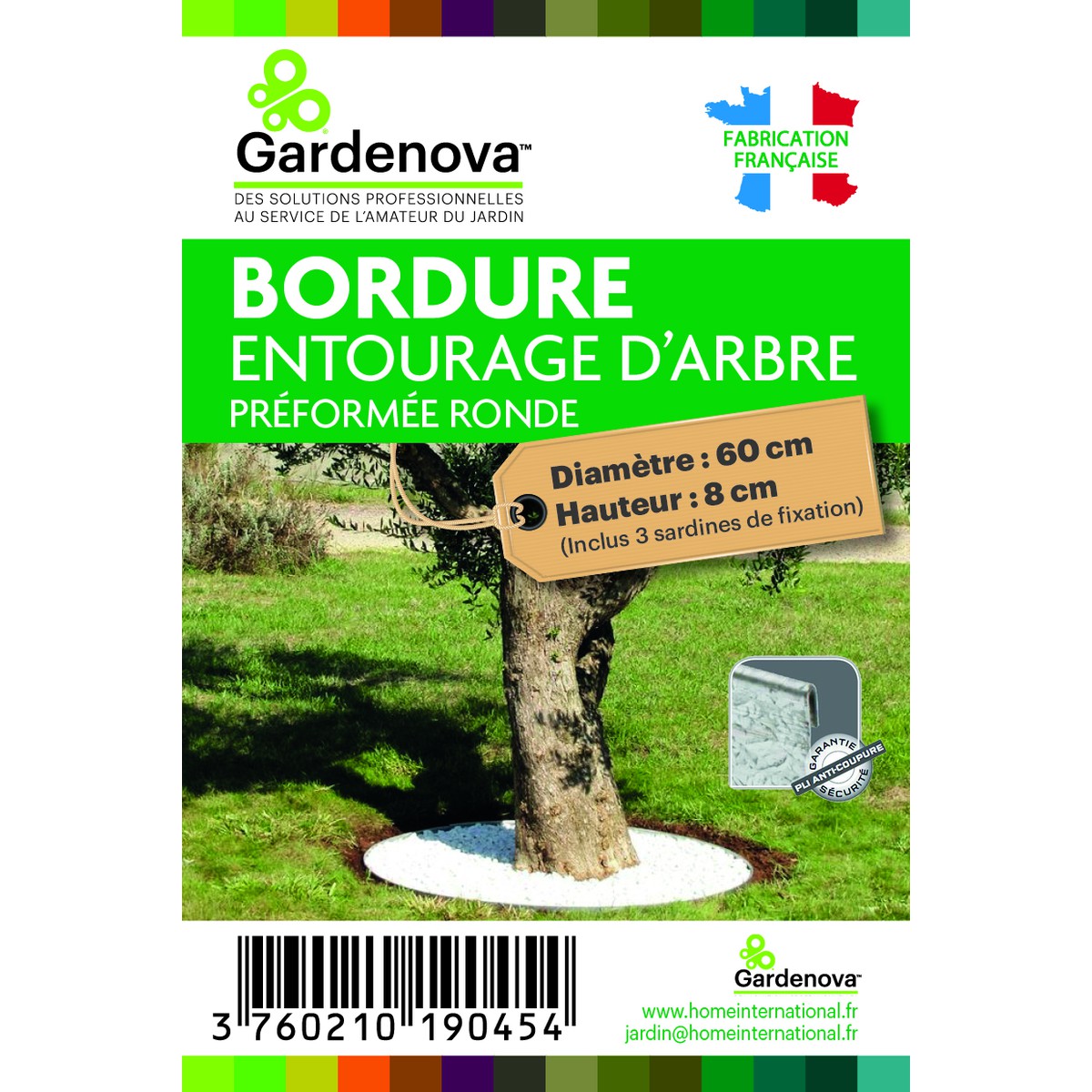 Jardi d'jo  Entourage D'Arbre  h:80mm x diam:600mm
