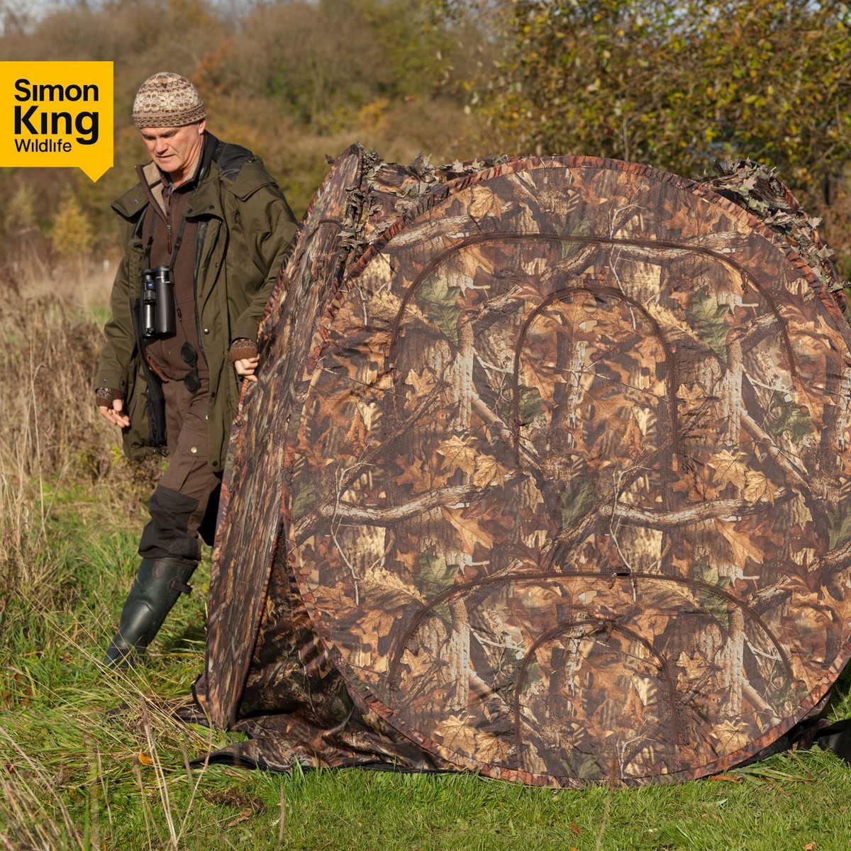  Tente d'affut de la faune sauvage  145x145x145cm