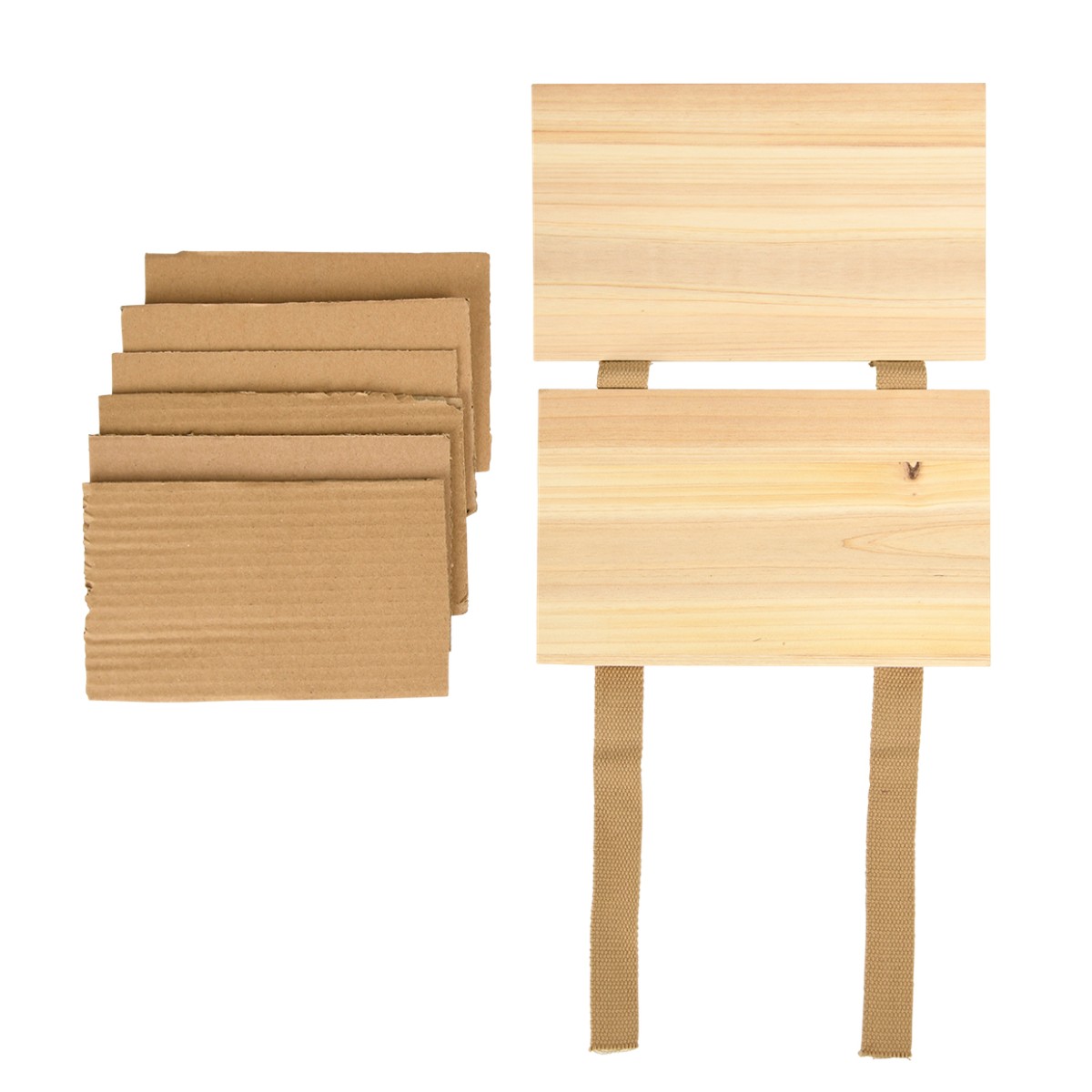 Esschert Design Esschert Design Presse fleurs et herbes avec corde Sans couleur 23x14.4x5cm