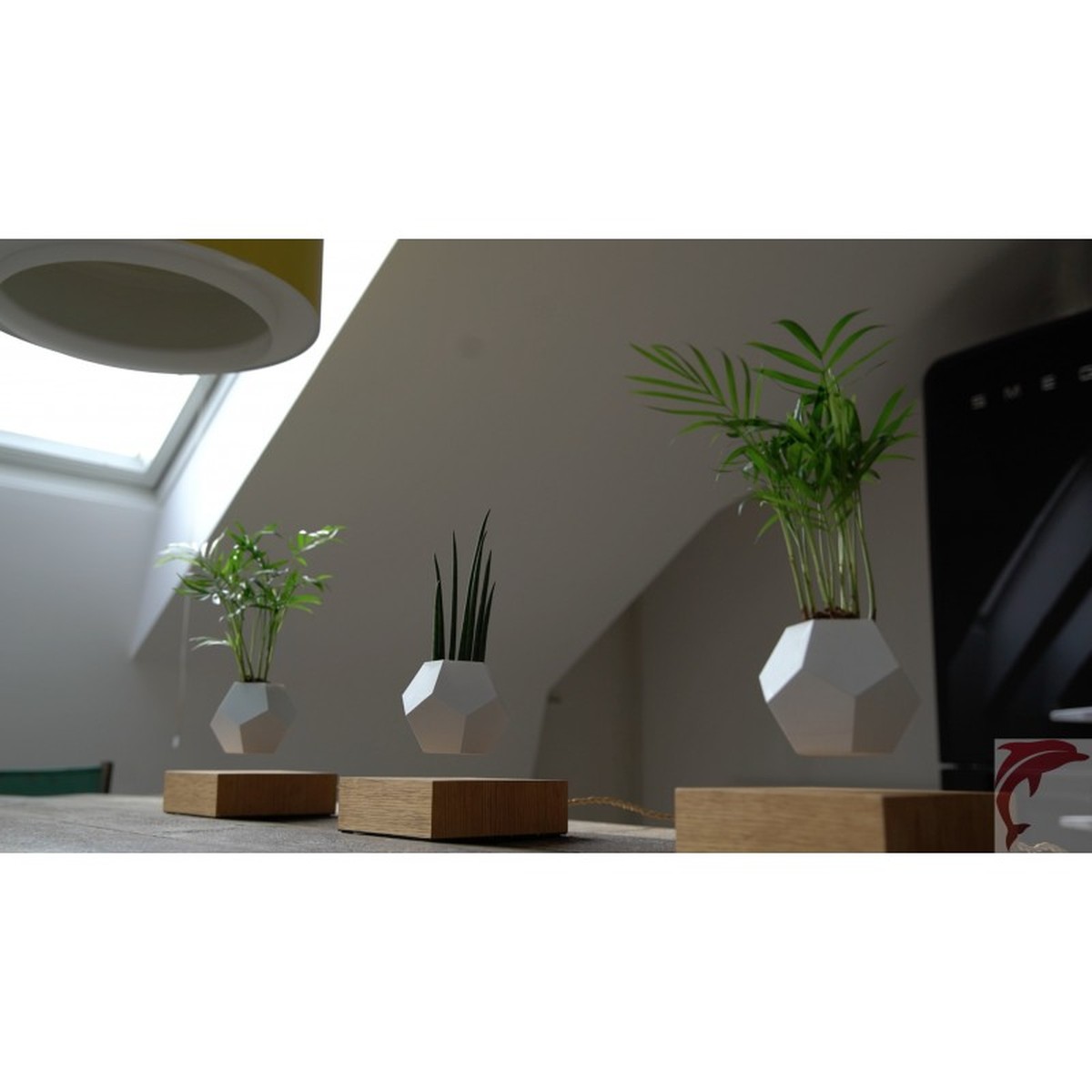 Dcorations diverses, FLYTE Lyfe Planter Walnut 154x154x38m 80x100mm |  Schilliger