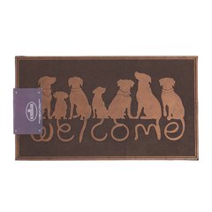 Schilliger Design  Paillasson Welcom chien Sans couleur 45x75cm