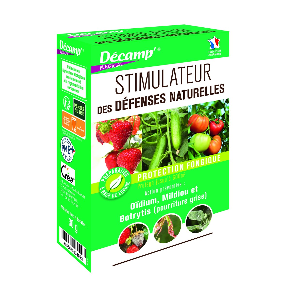 Recharges Décamp' Pour Piège à Phéromones Universel - Plaques Collantes Anti-Insectes Écologiques