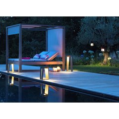 Les Jardins Skaal Lanterne Solaire et Rechargeable Skaal Duratek  23x23x65cm