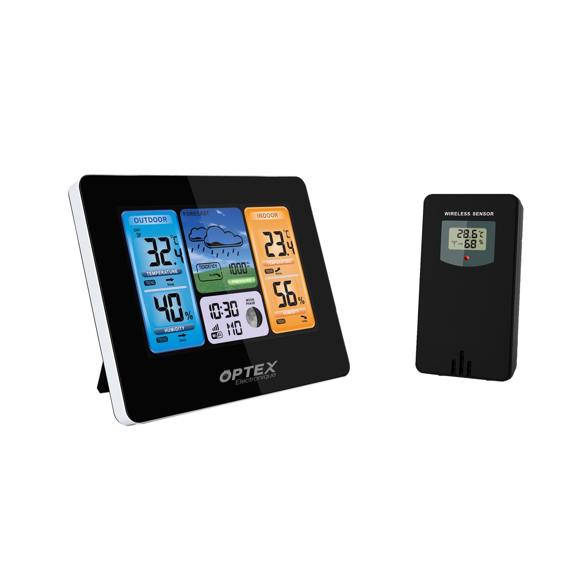   Station Meteo Wifi Couleur  204x78x160mm