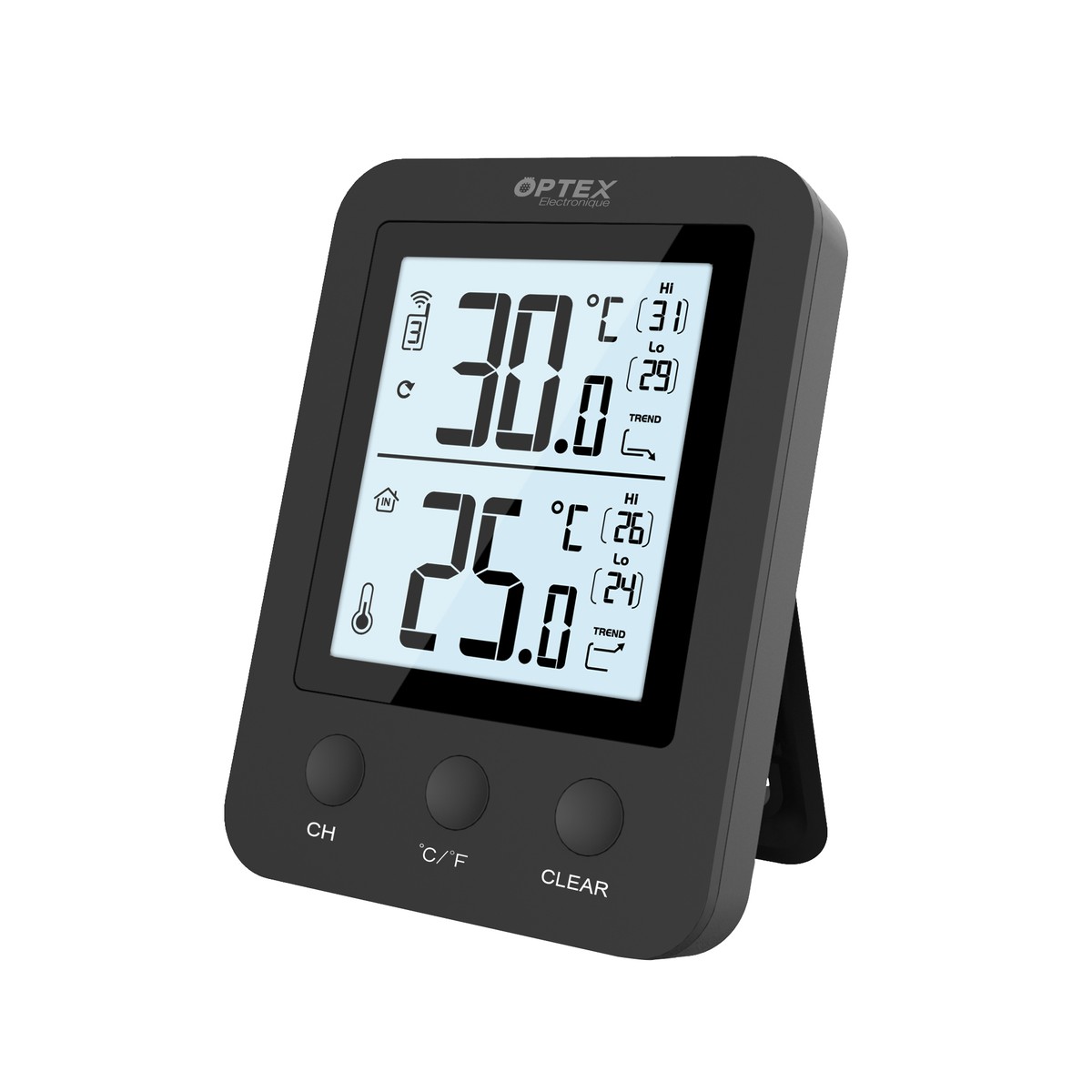   Thermometre Interieur / Exterieur  95x67x129mm