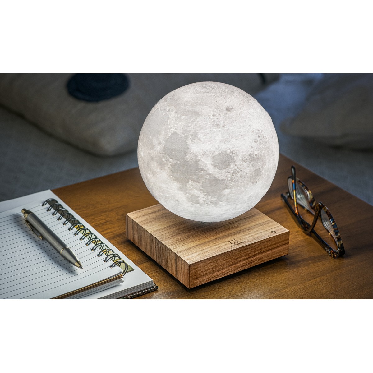   Lune Lampe en Lévitation  12x12x3cm (diam14cm)