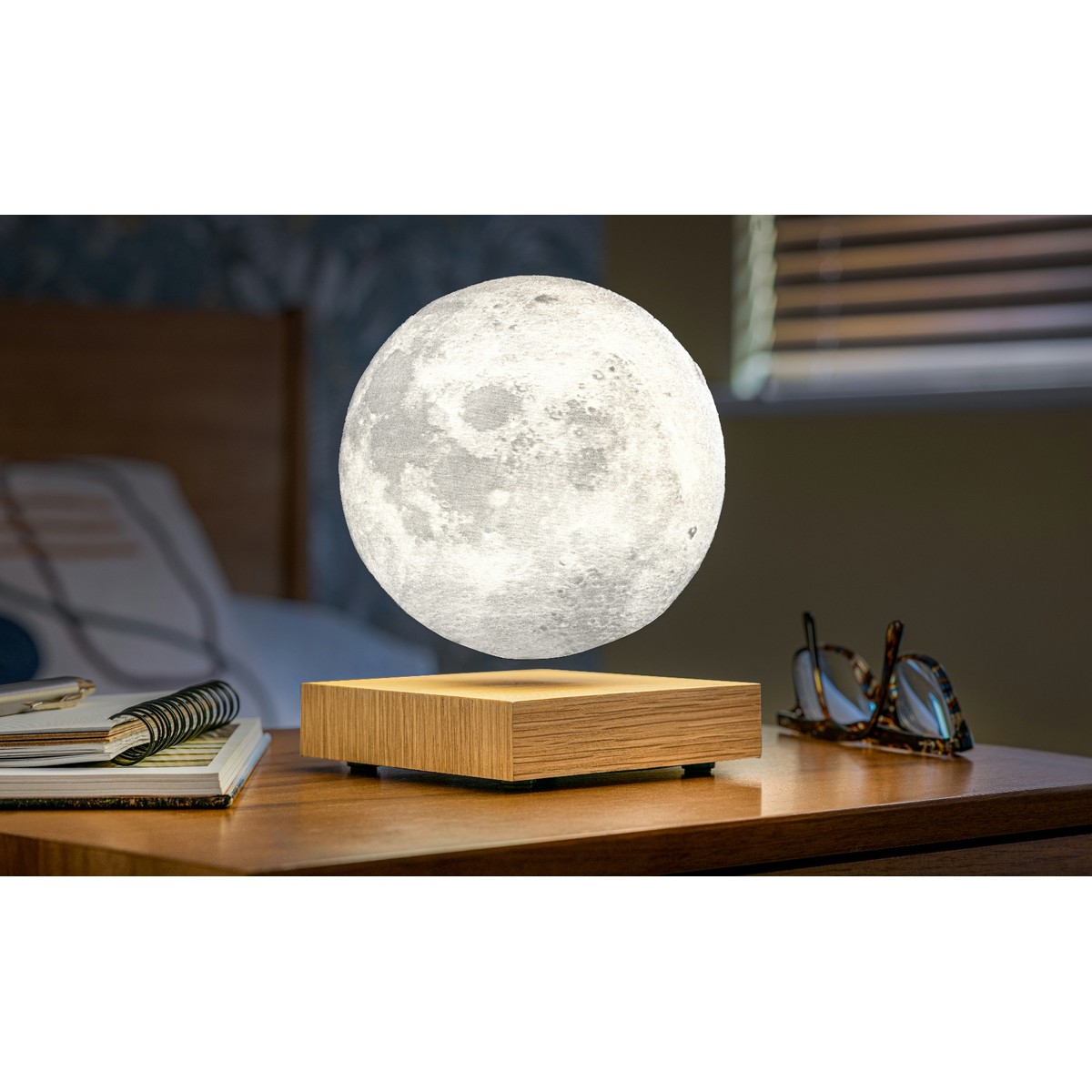   Lune Lampe en Lévitation Sans couleur 12x12x3cm (diam14cm)