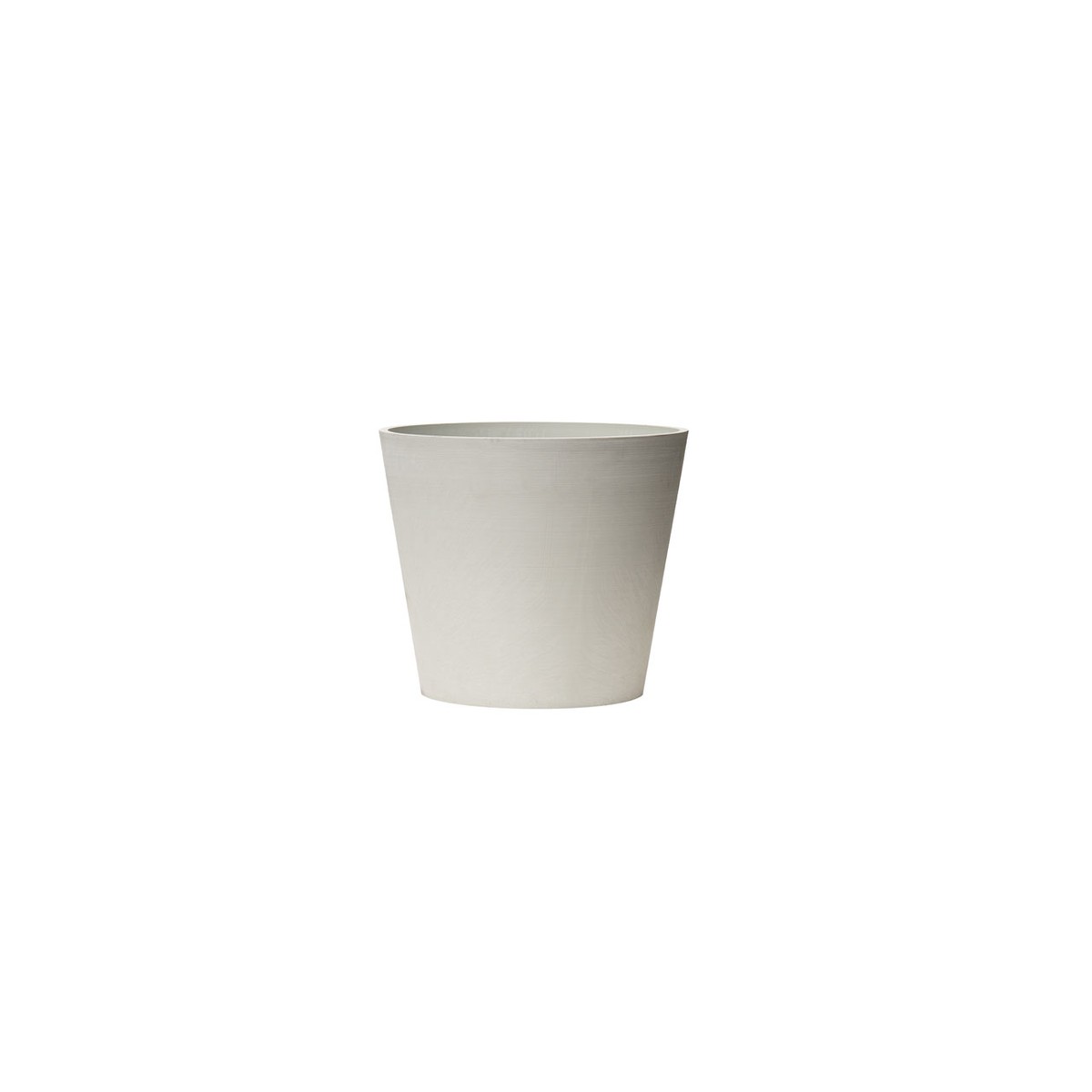  NOVA VITA Pot à cône tronqué 40 Artplast Blanc albâtre Ø385x336mm 26L