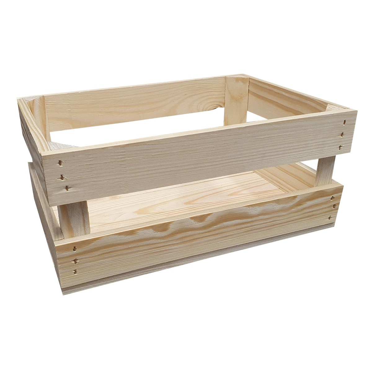   Petite Caisse en bois naturel  34x24x15cm