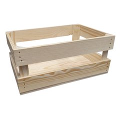  Petite Caisse en bois naturel  34x24x15cm
