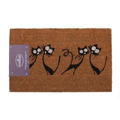 Schilliger Design  Paillasson 4 Chats Beige Sans couleur 41x61x16cm