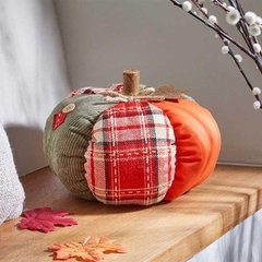   Citrouille tissu patchwork XL  21cm