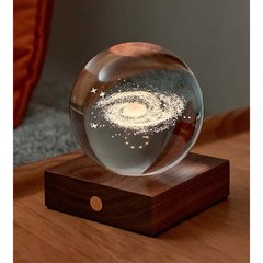   Lumière Cristal Ambre Galaxie  8x8x12cm