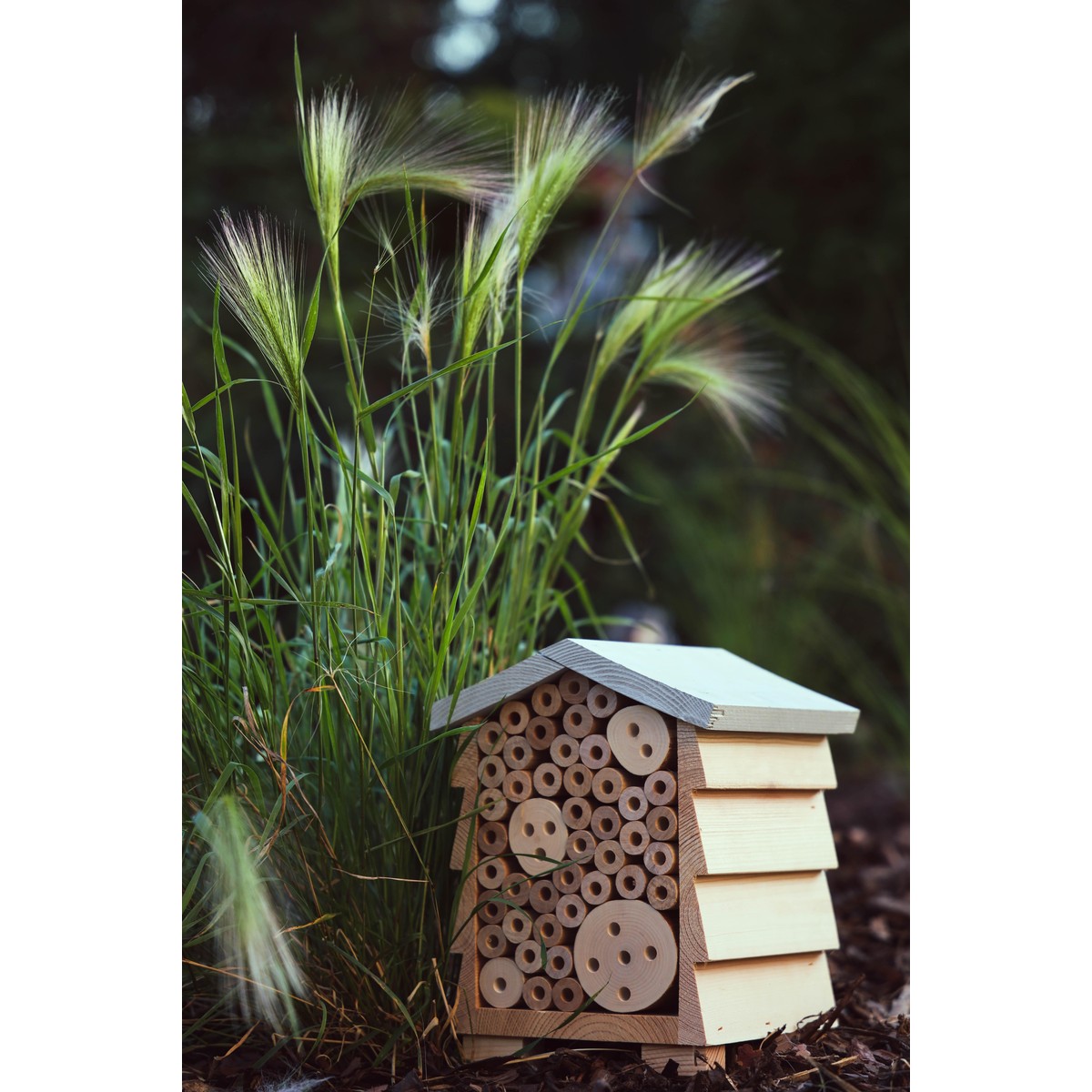 Hôtel à Insectes Nichoir Abeilles - MAZUR International Protection Espèces Jardin