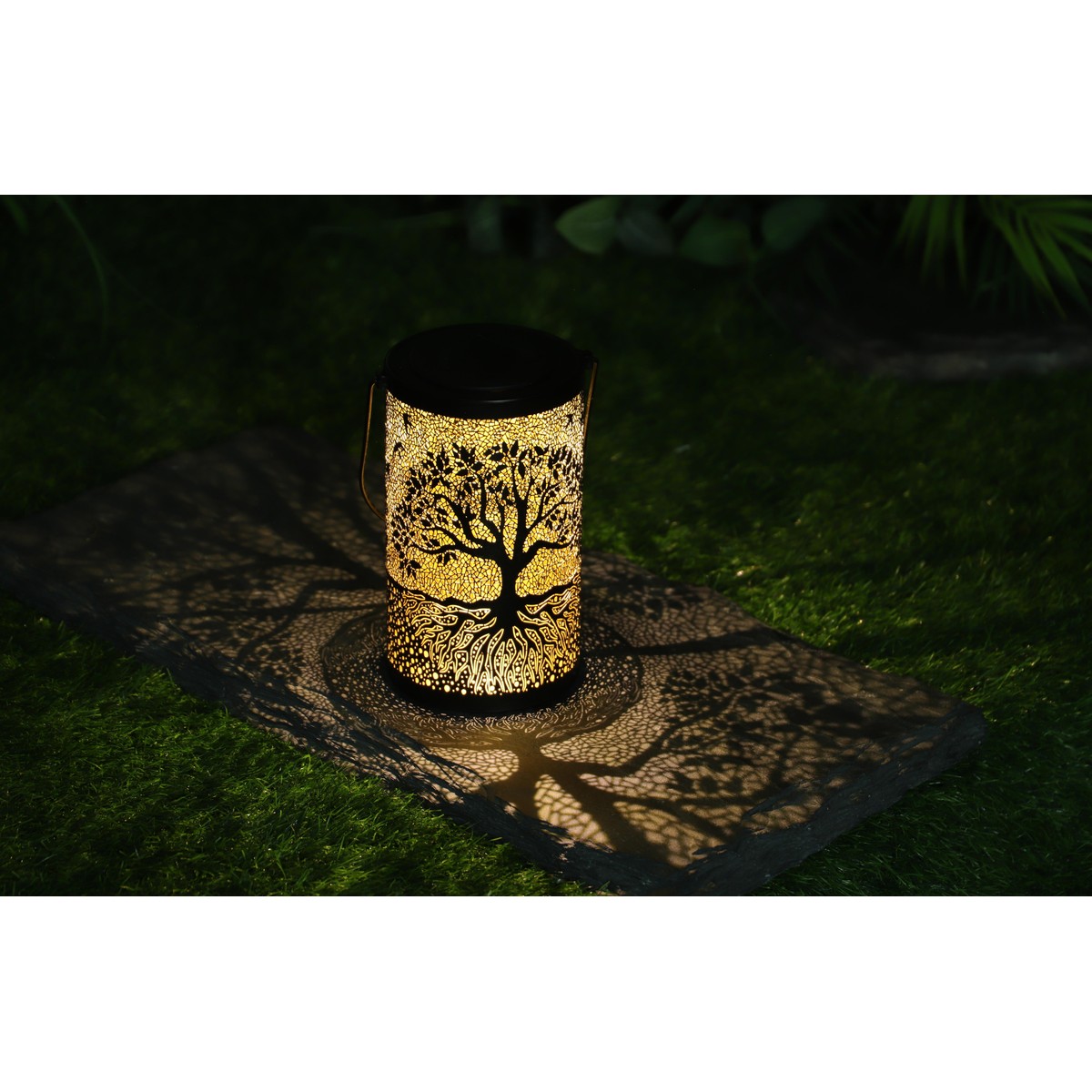 Lucie  Luminion Solaire Arbre de Vie Sans couleur 11x11x19cm