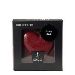  Chocolate compagny Tablette de chocolat noir au coeur rouge  60gr
