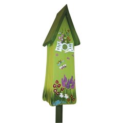  Vogevilla Grand Nichoir la magie du Jardin Vert pomme 15x15x49cm