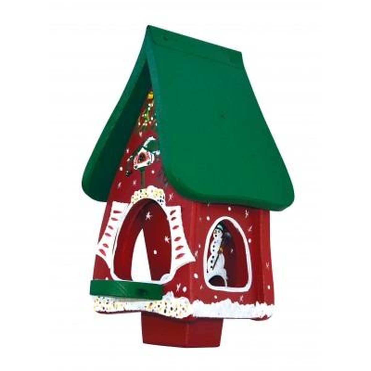  Vogevilla Mini mangeoire  Magie d hiver Rouge fraise 18x23x33cm