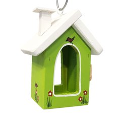  Vogevilla Mangeoire  Mini cabane de montagne suspendue Vert pomme 12.5x15x20cm