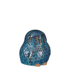   Decoration hibou vert Sans couleur 15x15x15.5cm