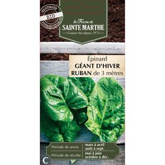 Ferme de Sainte Marthe  Épinard Géant D'Hiver  nbr de graines 200