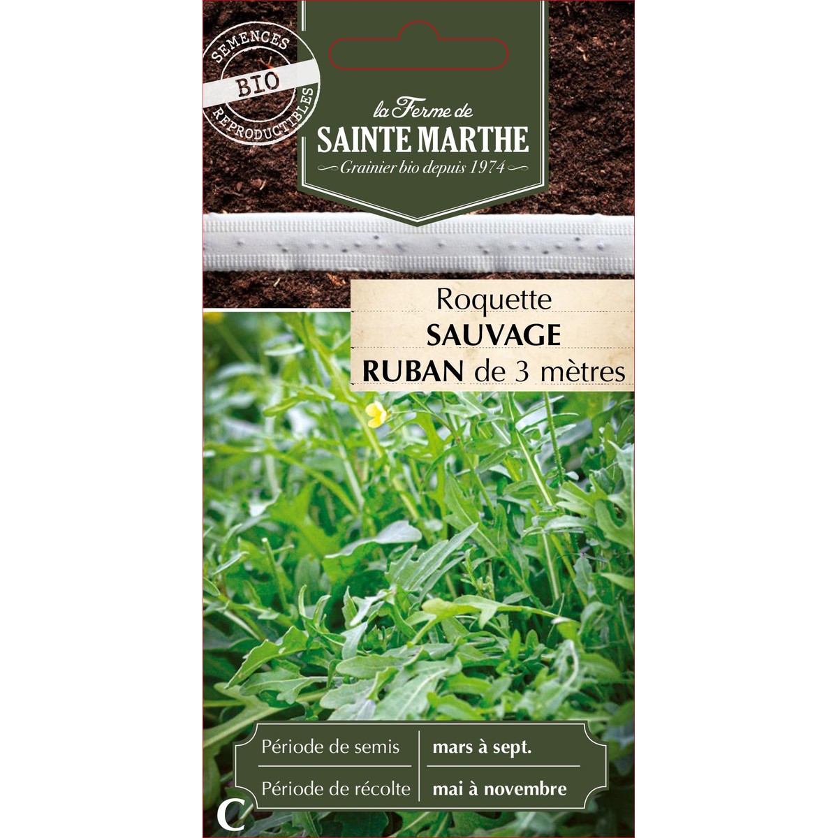 Ferme de Sainte Marthe  Roquette Sauvage  nbr de graines 200