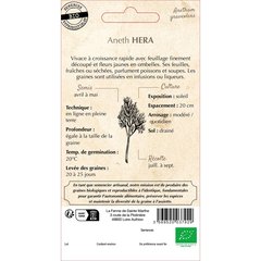 Ferme de Sainte Marthe  Aneth Hera  nbr de graines 200