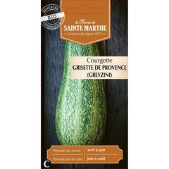Ferme de Sainte Marthe  Courgette Grisette De Provence (Greyzini)  nbr de graines 15
